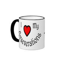 I Heart My Perseverations Mugs