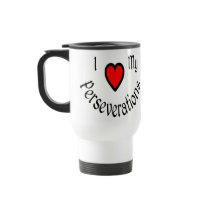 I Heart My Perseverations Travel Mugs