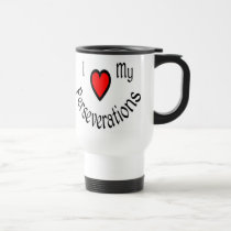 I Heart My Perseverations Travel Mugs