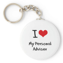I heart My Personal Adviser Key Chain