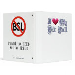 I Heart My Pit Bull Anti-BSL Binder
