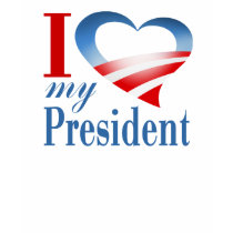 I Heart My President t-shirts