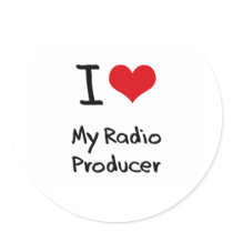 I heart My Radio Producer Sticker