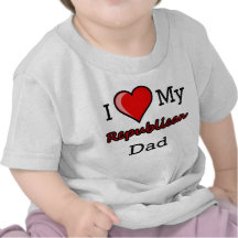 I Heart My Republican Dad Infant T-Shirt