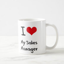 I heart My Sales Manager Mug