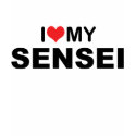 I Heart My Sensei T-Shirt by KitaJin I Heart My Sensei T-Shirt