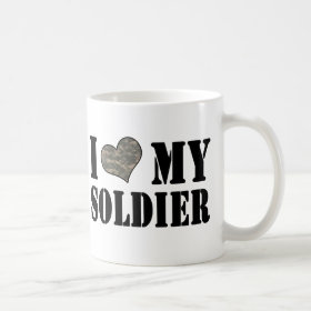 I Heart My Soldier Mug
