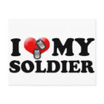 I heart my Soldier Postcards