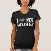 I Heart My Soldier T-shirts