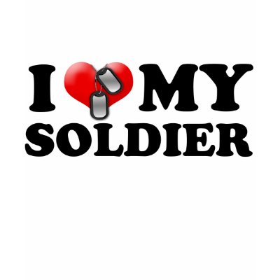 I heart my Soldier Tshirts by militaryloveshop