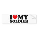 I "Heart" My Solier Bumper Sticker