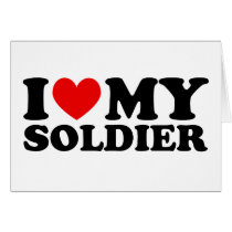I "Heart" My Solier Greeting Card