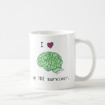 "I [heart] my TBI survivor" mug