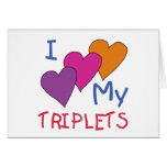 I Heart My Triplets cards