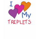 I Heart My Triplets t-shirts by Scrappintwins I Heart My Triplets t-shirts