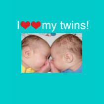 I Heart My Twins Photo Shirt