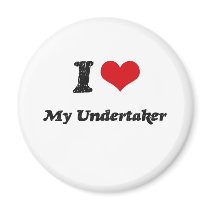 I heart My Undertaker Magnets