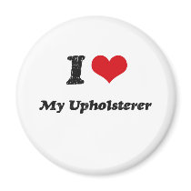 I heart My Upholsterer Magnet