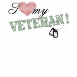 I Heart My Veteran! T Shirt