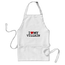 I Heart My Villain Aprons