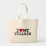 I Heart My Villain Bags