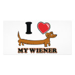 I-HEART-MY-WEINER PHOTO CARD