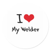 I heart My Welder Sticker