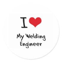 I heart My Welding Engineer Sticker