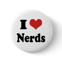 I heart Nerds buttons