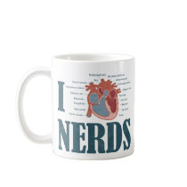 I Heart NERDS Coffee Mug