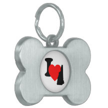 I Heart New Hampshire Pet Tags