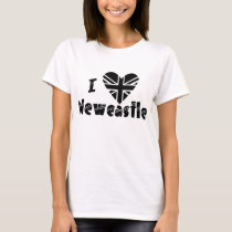 I heart Newcastle t-shirts
