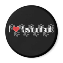 I (heart) Newfoundlands Fridge Magnets