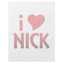 I Heart Nick Full Color Flyer