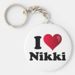 I Heart Nikki (Haley) Keychain