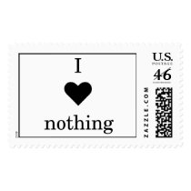 I heart nothing (Postage Stamp) by lknmusic I heart nothing (Postage Stamp)