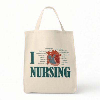 I Heart NURSING Bags by 220clothing