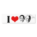 I HEART OBAMA BIDEN BUMPER STICKERS