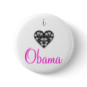 I "HEART" OBAMA! buttons by kyymee I "HEART" OBAMA! buttons