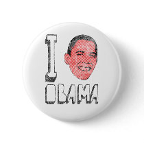 I Heart Obama Buttons by ismyhomeboy I Heart Obama Buttons