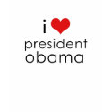 i heart obama lower case t-shirts