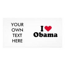 I Heart Obama T-shirt photo cards by obamashirts I Heart Obama T-shirt photo cards