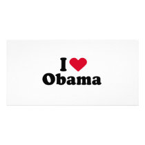 I Heart Obama T-shirt photo cards