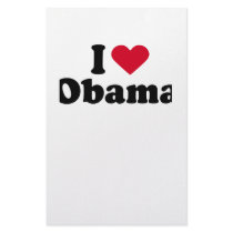 I Heart Obama T-shirt stationery
