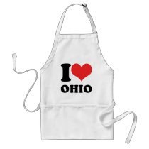 I Heart Ohio aprons by Ohioans I Heart Ohio aprons