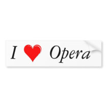 I Heart Opera bumper stickers by moviequeen985 I Heart Opera bumper stickers