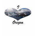 I "Heart" Oregon ladies' t-shirts