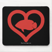 I Heart Oscars Mouse Pad