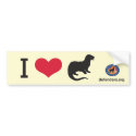 I Heart Otters bumper stickers by Defenders1947 I Heart Otters bumper stickers