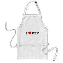I heart P2P Aprons